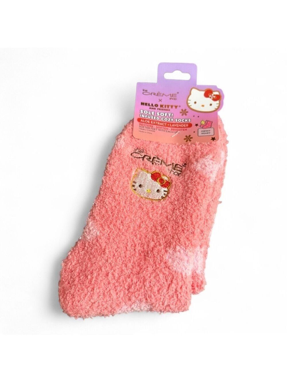 Hello Kitty Sole Soft! Infused Cozy Socks NWT